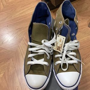 CONVERSE CT AS RD HI, Size 6M/8WO, Dark Grn/Blue